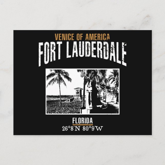 Fort Lauderdale Vykort (Framsida)
