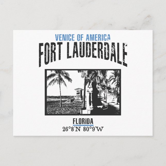 Fort Lauderdale Vykort (Framsida)