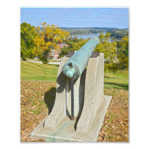 Fort Leavenworth Cannon, Kansas Fototryck