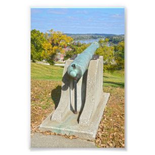 Fort Leavenworth Cannon, Kansas Fototryck