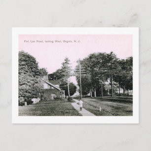 Fort Lee Rd., Bogota, NJ Vintage Vykort
