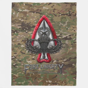 Fort Liberty Camo Fleecefilt