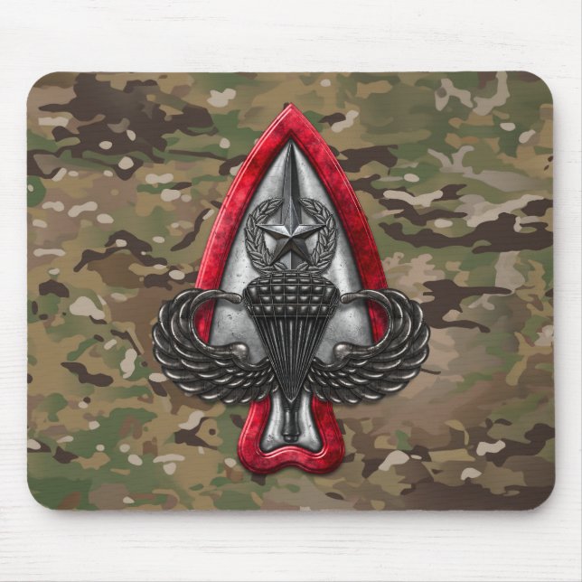 Fort Liberty Camo Mousepad (ingen text) Musmatta (Framsidan)