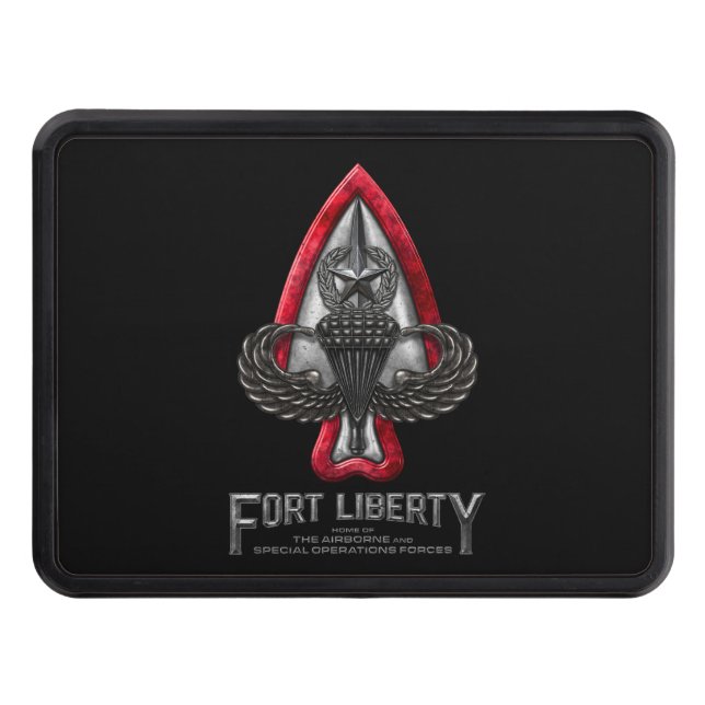 Fort Liberty Hitch Cover Dragkroksskydd (Framsidan)