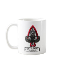 Fort Liberty White Coffee Mugg