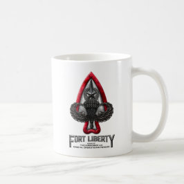 Fort Liberty White Coffee Mugg