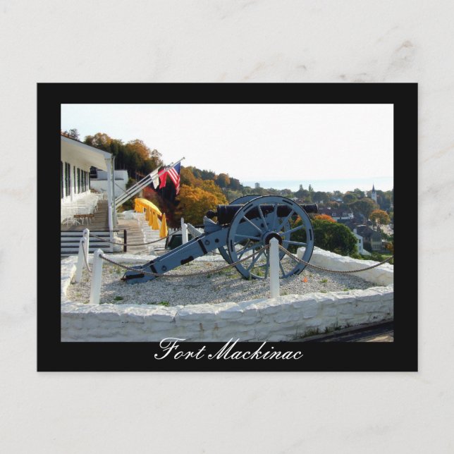 Fort Mackinac-vykort Vykort (Framsida)