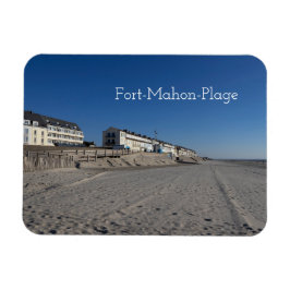 Fort-Mahon-Plage, Beach View, Frankrike Magnet
