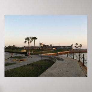 Fort Matanza i St Augustine Poster