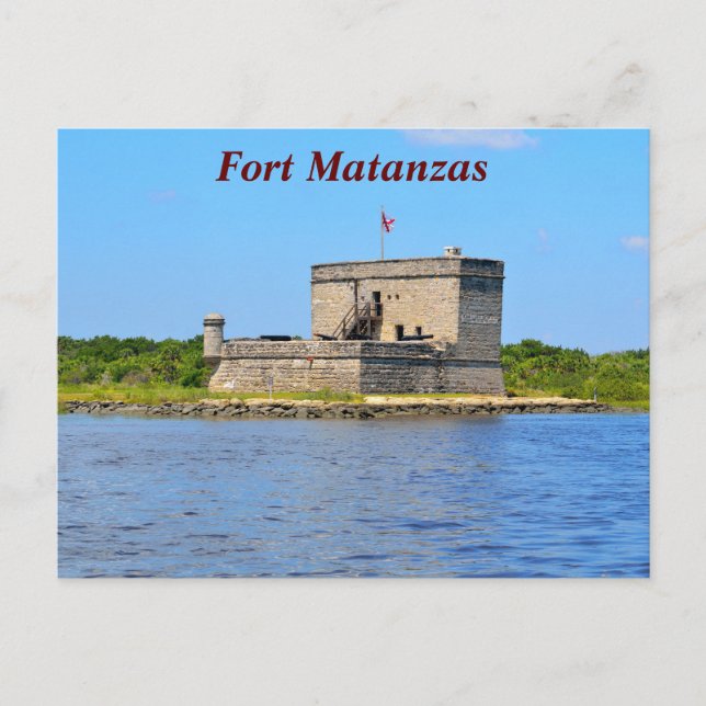 Fort Matanzas Helg Vykort (Framsida)