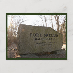 Fort McClary State Historic Site Maine Natur Vykort