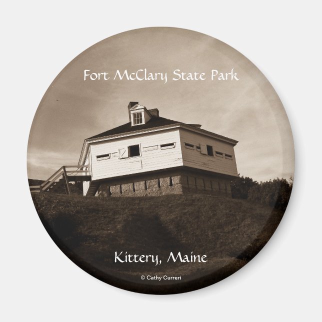 Fort McClary State Park Magnet (Framsidan)