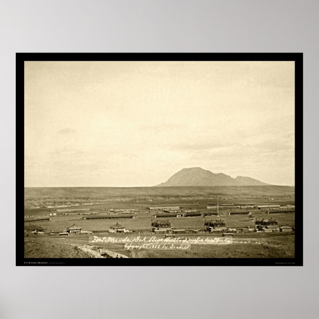 Fort Meda med björnslam SD 1888 Poster (Framsidan)