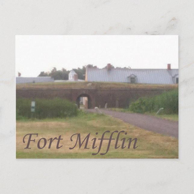 FORT MIFFLIN VYKORT (Framsida)