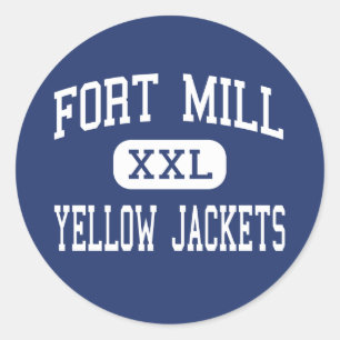Fort Mill - Gult Jacka - High - Fort Mill Runt Klistermärke