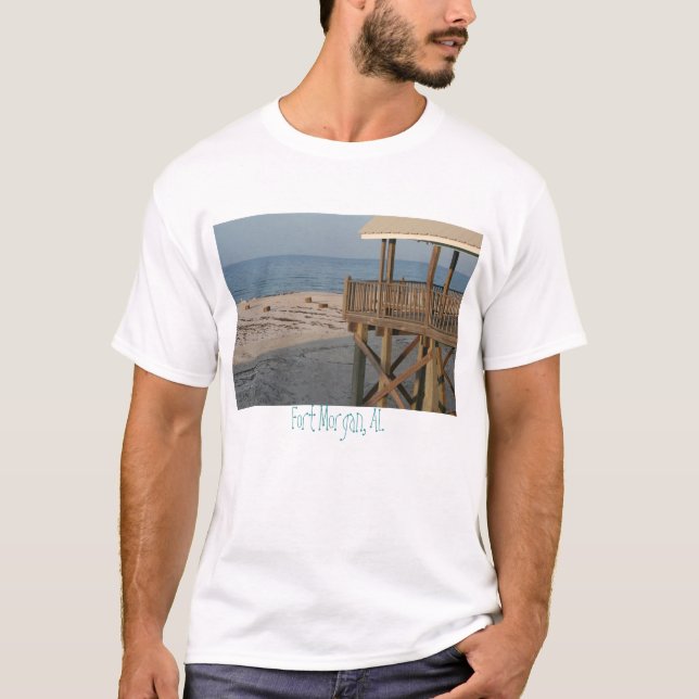 Fort Morgan, AL T Shirt (Framsida)