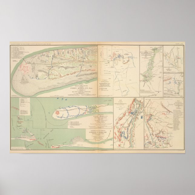 Fort Morgan, Ala Poster (Framsidan)