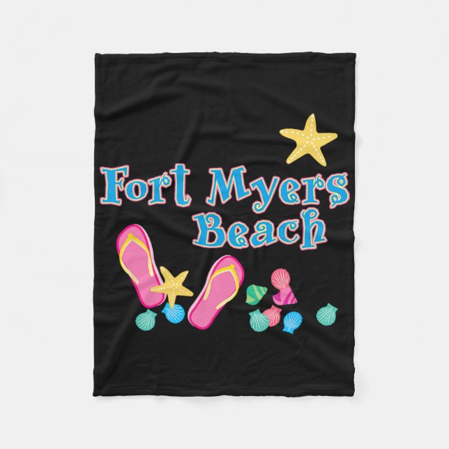 Fort Myers Beach Florida  Fleecefilt (Framsidan)