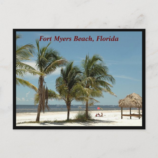 Fort Myers Beach, Florida Helg Vykort (Framsida)