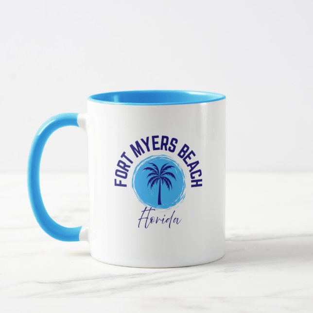 Fort Myers Beach Florida Kaffe Mugg (Vänster)