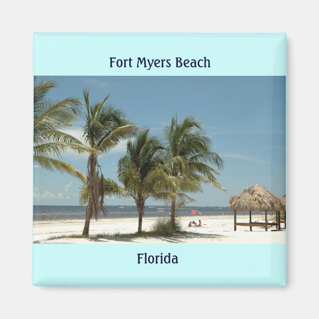 Fort Myers Beach Florida Magnet (Framsidan)