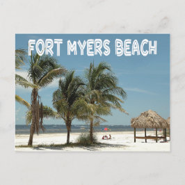 Fort Myers Beach Florida Scen Vykort