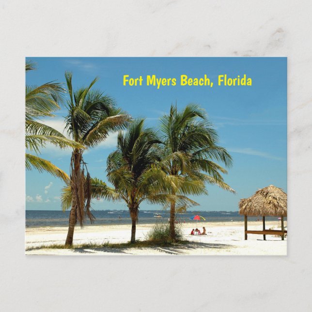 Fort Myers Beach, Florida Vykort (Framsida)
