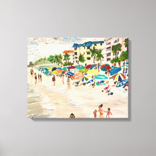 "Fort Myers Beach" i akryl Canvastryck