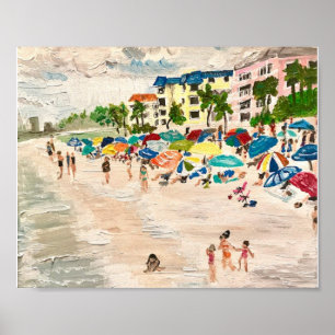 "Fort Myers Beach" i akryl Poster