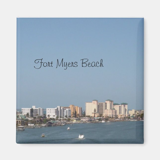 Fort Myers Beach Magnet (Framsidan)
