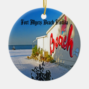 Fort Myers florida Julgransprydnad Keramik