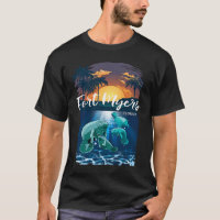 Fort Myers Florida Manatees Vacation Souvenir Man