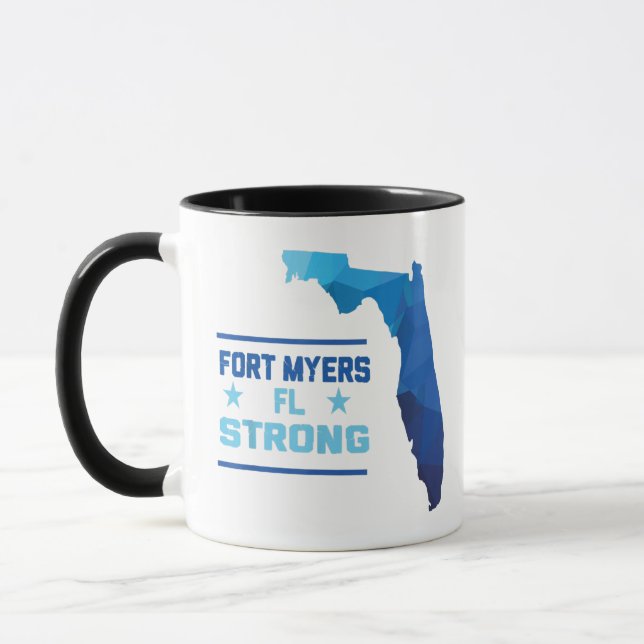 Fort Myers Florida Strong Mugg (Vänster)