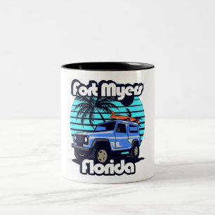 Fort Myers Florida Två-Tonad Mugg