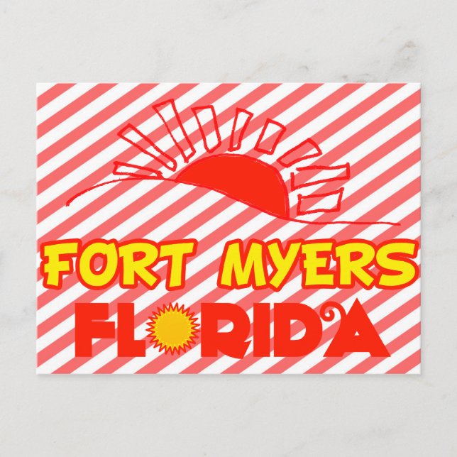 Fort Myers, Florida Vykort (Framsida)