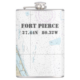 Fort Pierce FL Latitude Longitud Nautical Chart Fickplunta