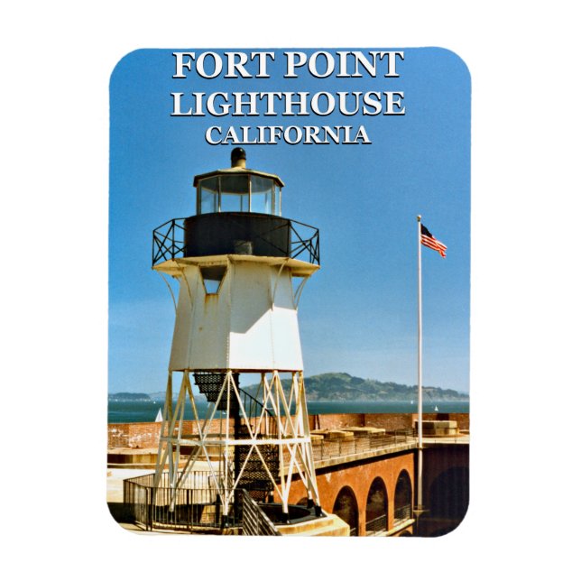 Fort Point fyr, Kalifornien Flex Magnet (Vertikal)