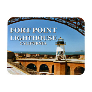 Fort Point fyr, Kalifornien Flex Magnet