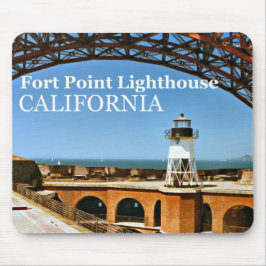 Fort Point fyr, Kalifornien Mousepad Musmatta