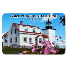 Fort Point fyr, Maine Flexi Magnet