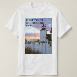 Fort Point fyr, Maine T-Shirt