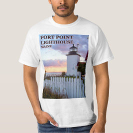 Fort Point fyr, Maine T-Shirt
