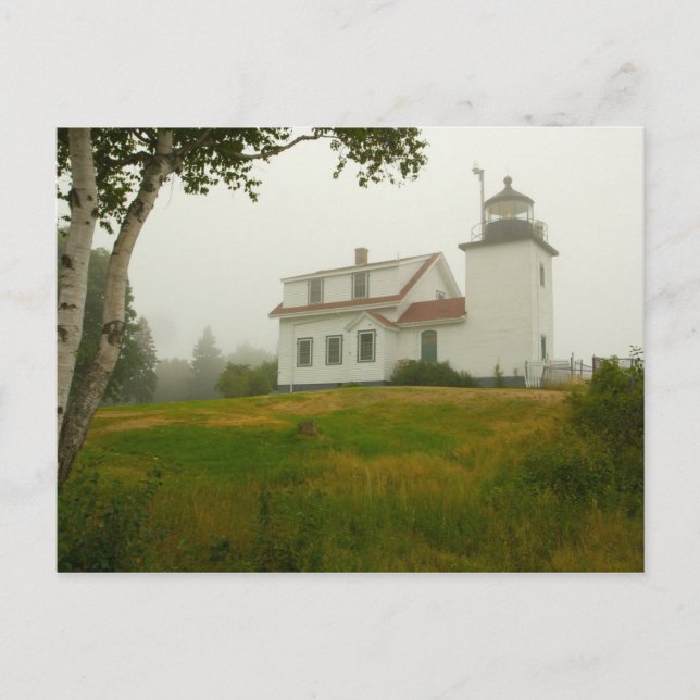 Fort Point fyr, Maine Vykort (Framsida)
