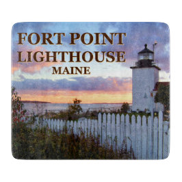 Fort Point Lighthouse, Maine Cutter Board