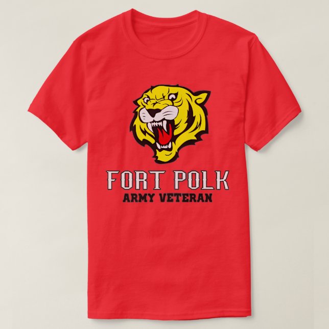 Fort Polk Tigerland T Shirt (Design framsida)