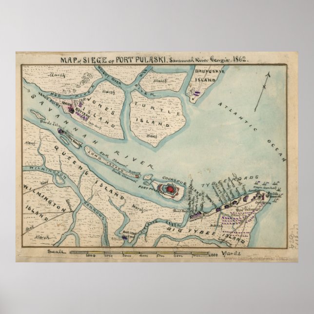 Fort Pulaski Poster (Framsidan)