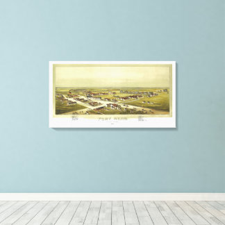 Fort Reno Oklahoma Territory 1891 Lithograph Canvastryck