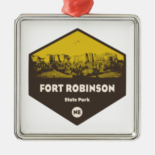 Fort Robinson State Park Nebraska Julgransprydnad Metall