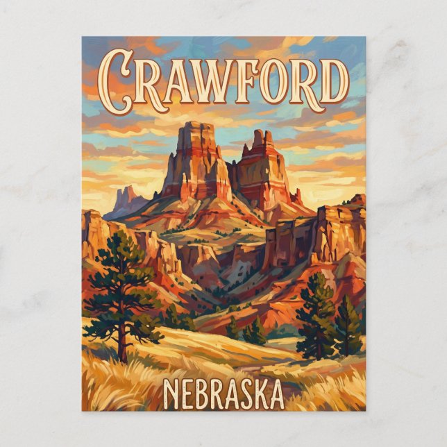 Fort Robinson State Park USA Vykort (Framsida)