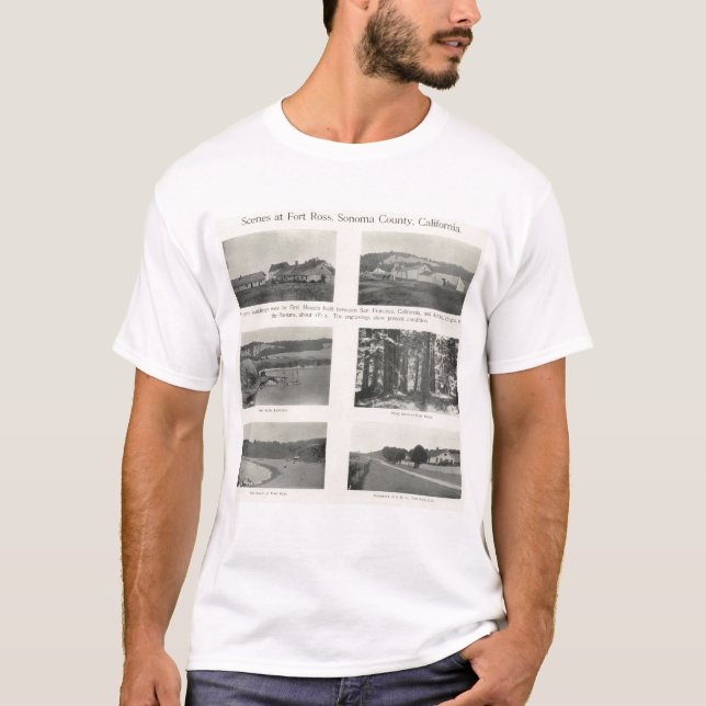 Fort Ross, Kalifornien T Shirt (Framsida)